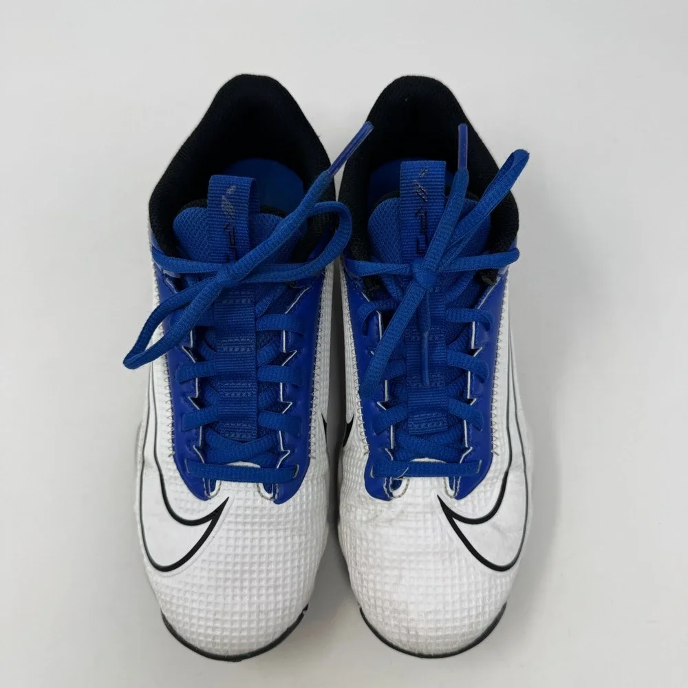 Nike Vapor Edge Shark 2 Football Cleats‎ White DH5089-414 Youth Size 3.5 Y